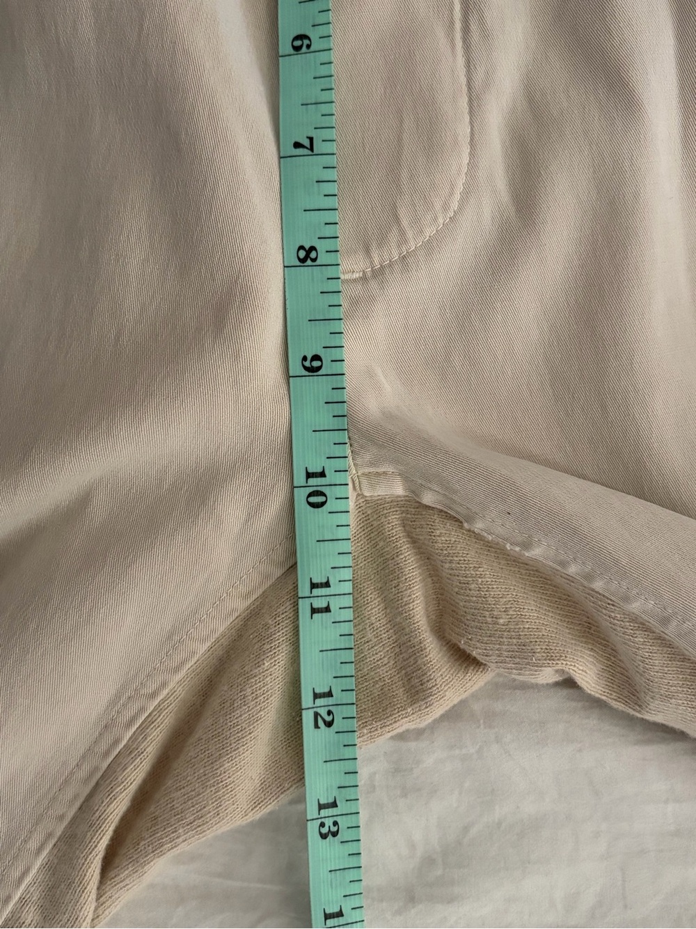 James Perse Women’s Mixed Media Pants in Talc Size 2/ Medium - Picture 8 of 9
